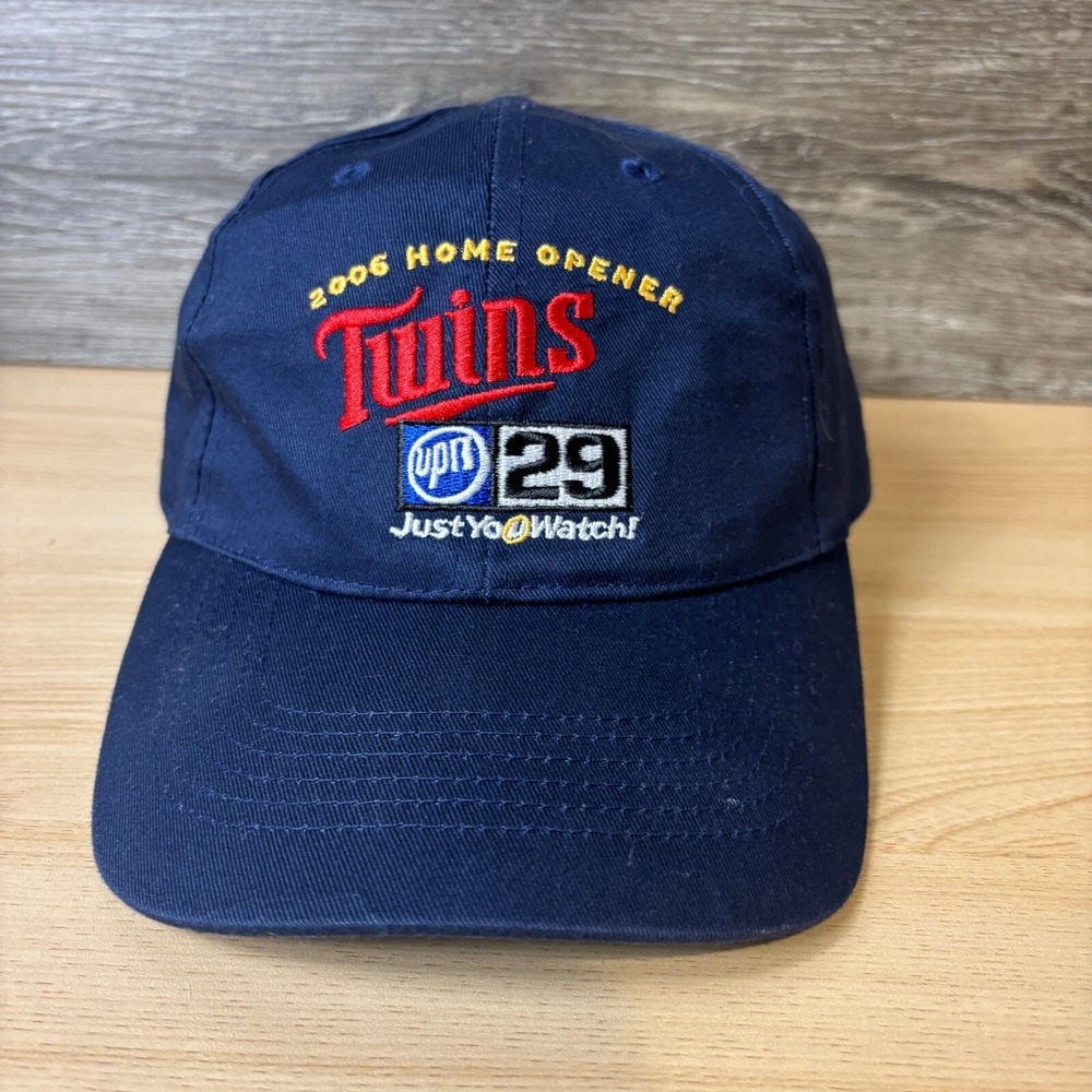 Minnesota Twins Hat Strap Back Blue MLB Baseball 2006 Home Opener